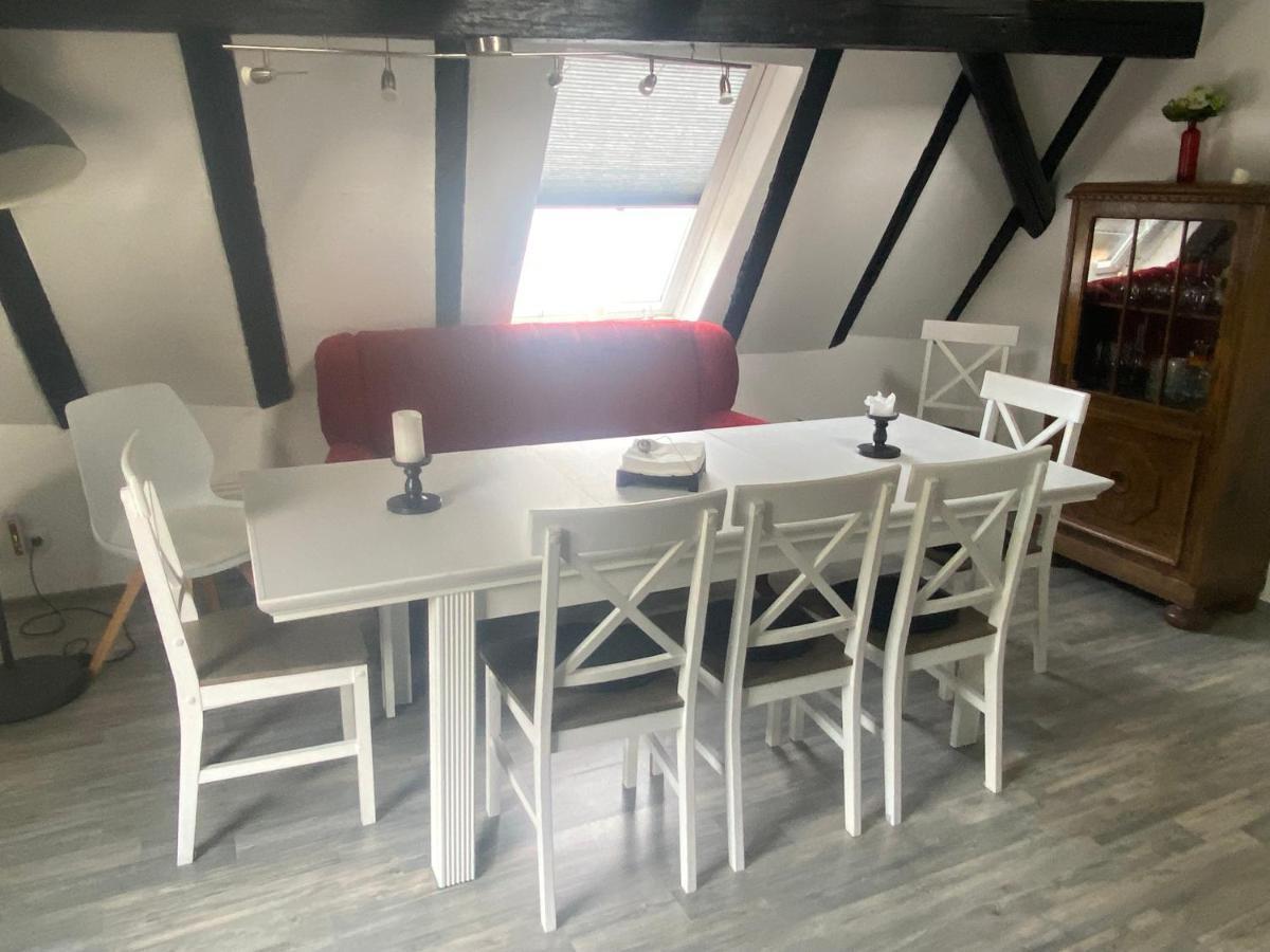 Schoene Ferienwohnung Altes Gebaelk Fachwerkhaus บาคาราค ภายนอก รูปภาพ