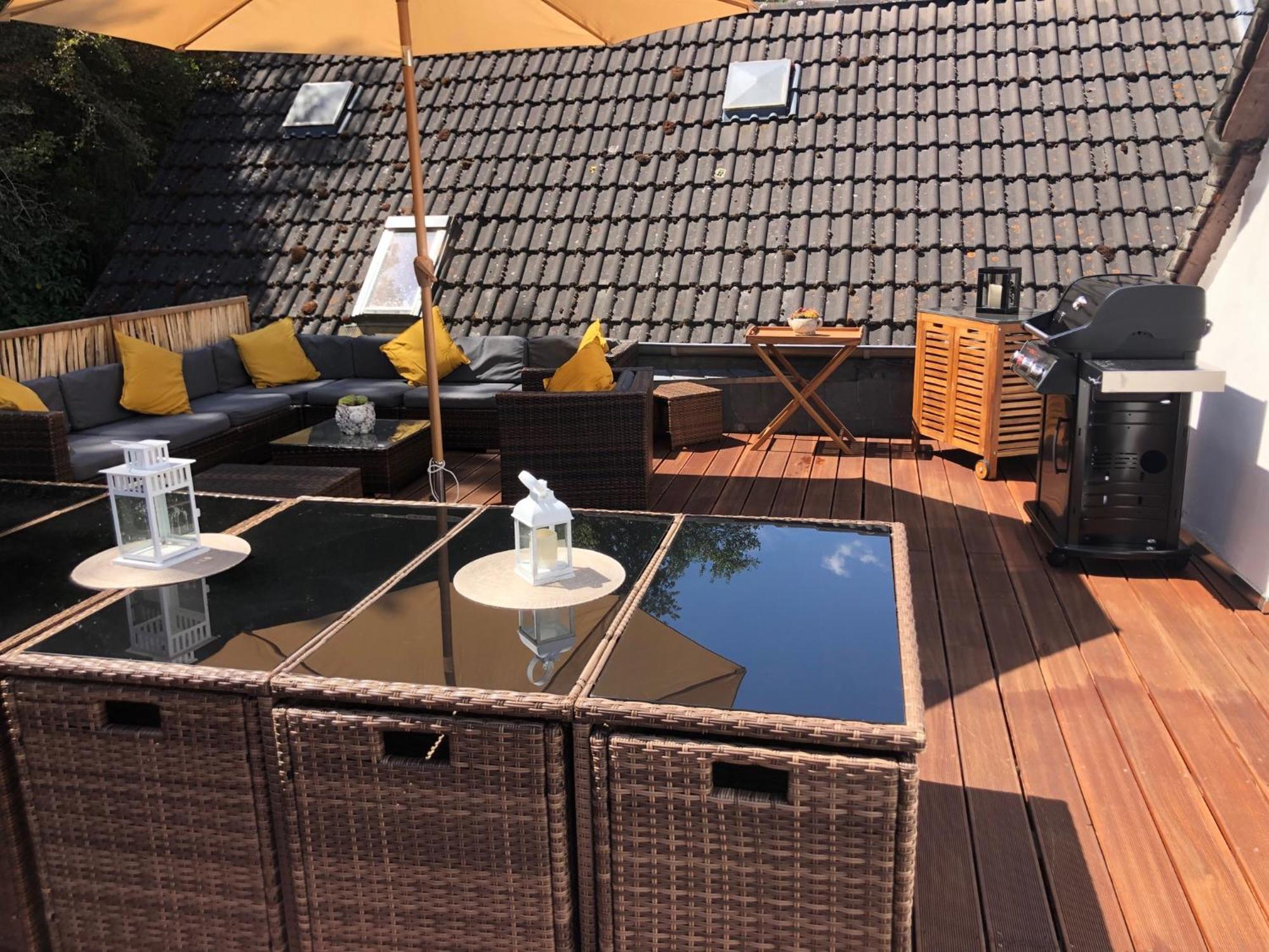 Schoene Ferienwohnung Altes Gebaelk Fachwerkhaus บาคาราค ภายนอก รูปภาพ