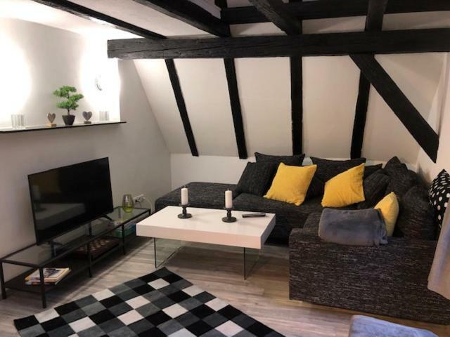 Schoene Ferienwohnung Altes Gebaelk Fachwerkhaus บาคาราค ภายนอก รูปภาพ