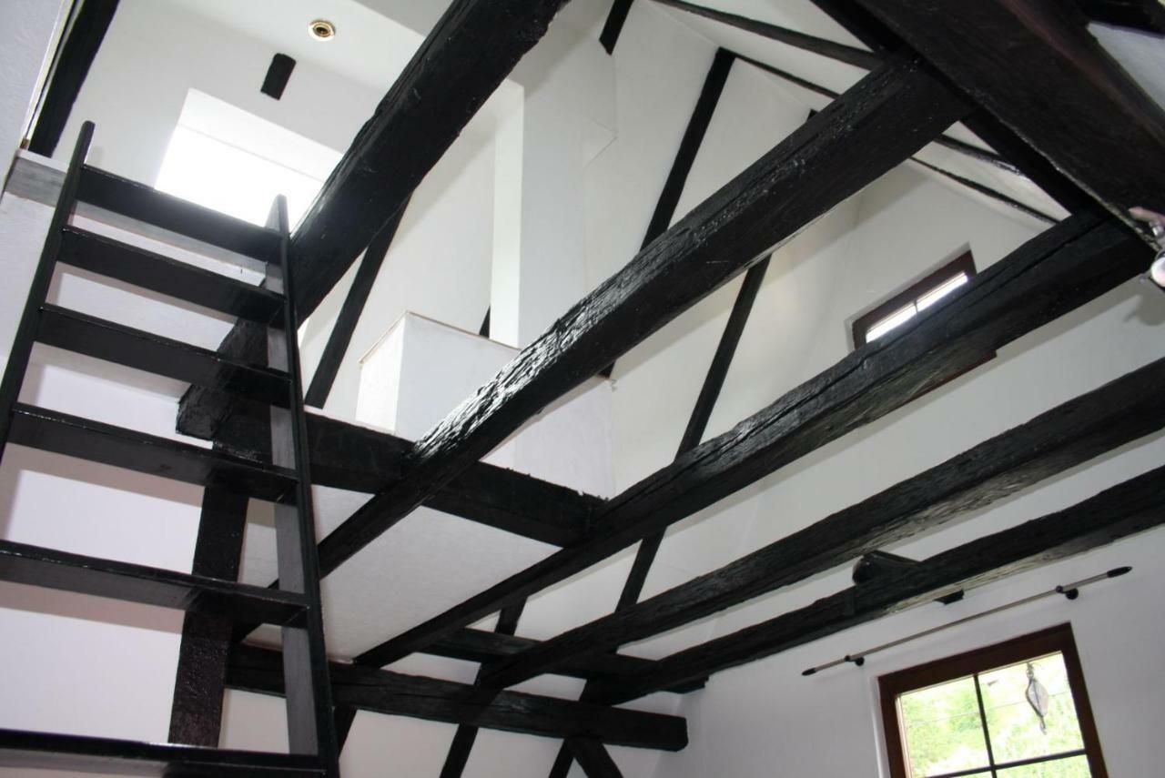 Schoene Ferienwohnung Altes Gebaelk Fachwerkhaus บาคาราค ภายนอก รูปภาพ
